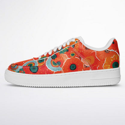 Low Top Shoes - Poppyseed Flowers