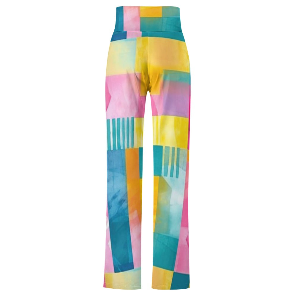 Straight Lace-Up Yoga Pants