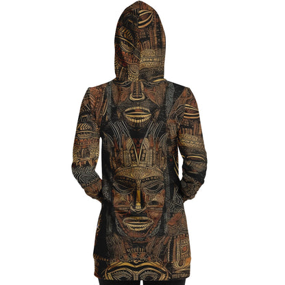 Fashion Longline Hoodie – Tribal, African, Bohemian Style