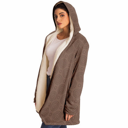 Warm Cloak Hoodie Brown