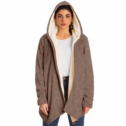Warm Cloak Hoodie Brown
