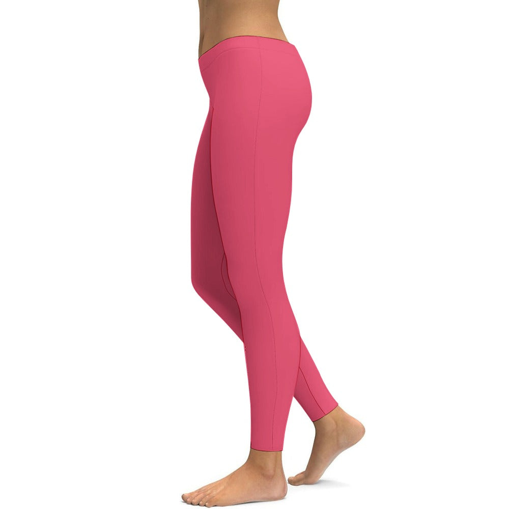 Soft Ladies Watermelon Color Yoga Pants