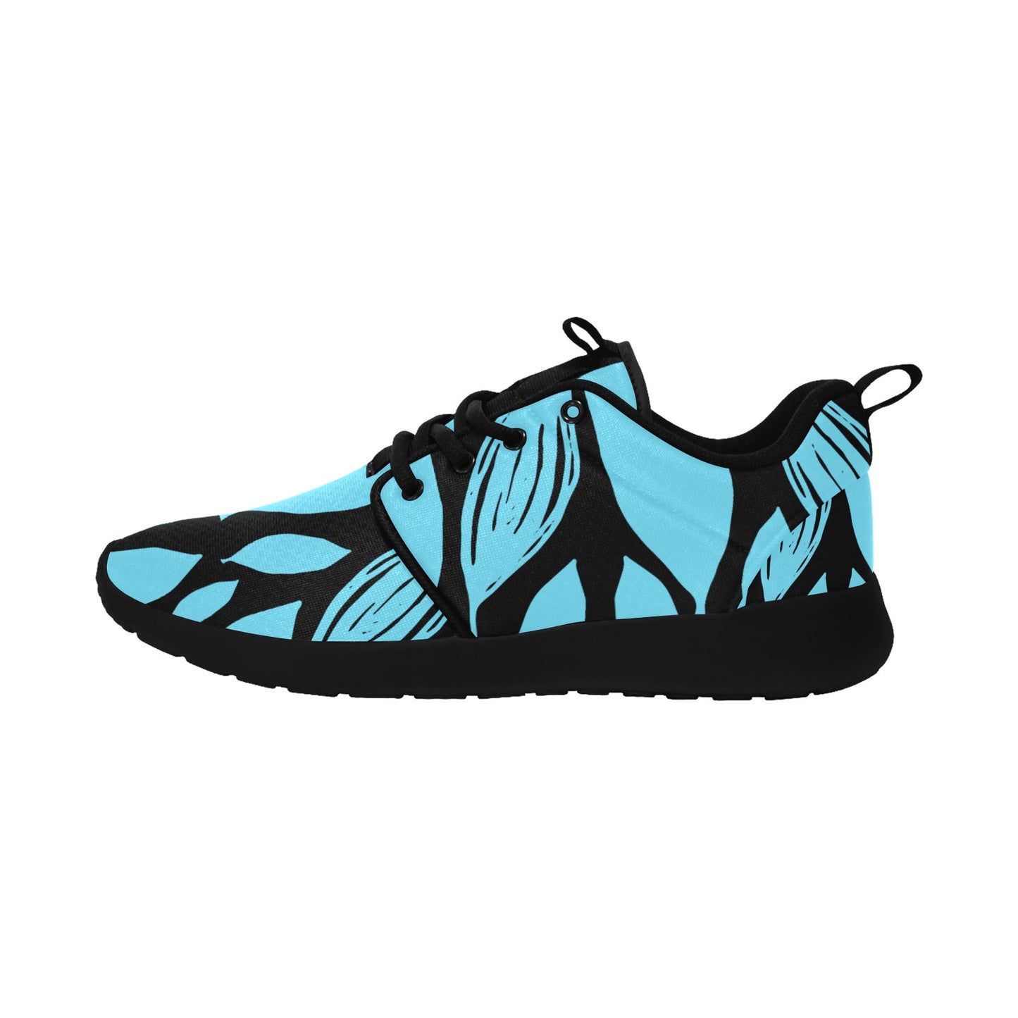 Teal & Black Women's Pull Loop Sneakers