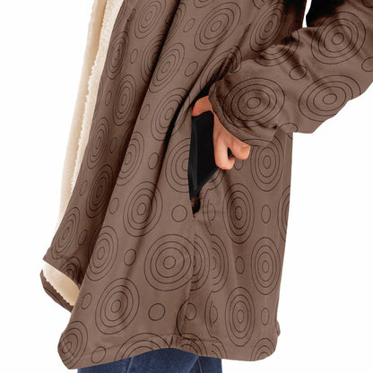 Warm Cloak Hoodie Brown