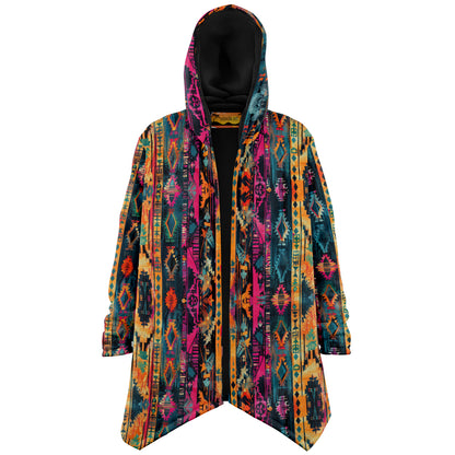 Bohemian Cloak – Vibrant Tribal Geometric Tapestry Design BOHO Style Custom Design