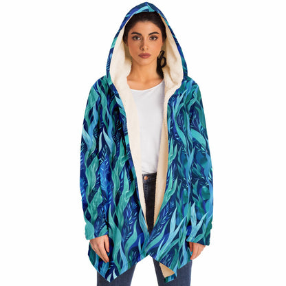 Boho Men Style Cloak Boho Mom Style Blue & Green