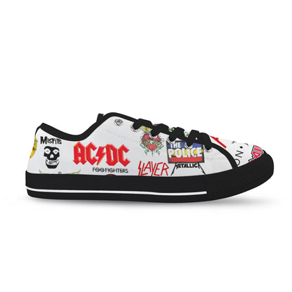 Yolo Vibe Shoes 80's 90's band classics Hand Detailed Men's ANY size