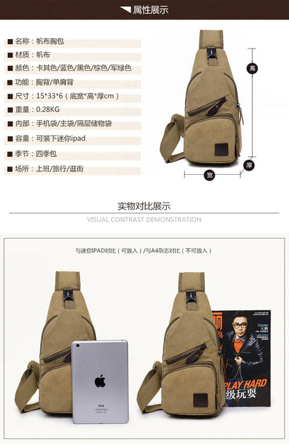 Chest Bag, Crossbody Bag, Cycling Bag