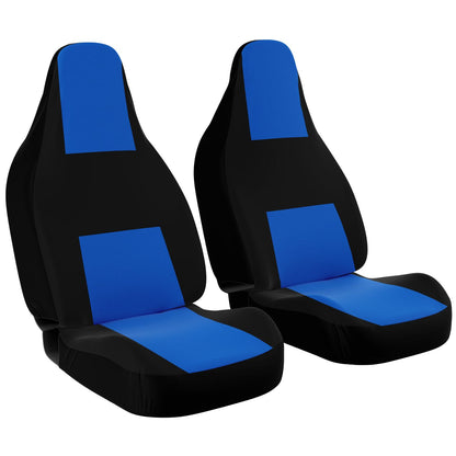 Classy Black & Blue Car Seat Covers – Stylish Protection for Your Ride  High Quality Custom Design