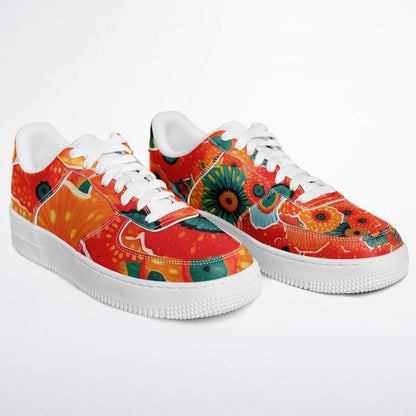 Low Top Shoes - Poppyseed Flowers