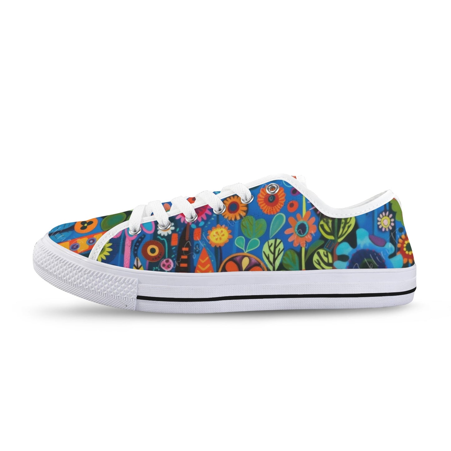 Whimsical Art Low Top Women's Shoes