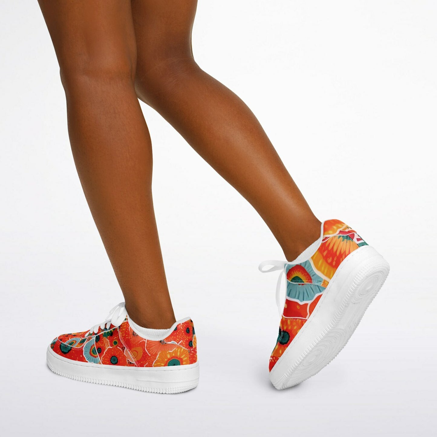 Low Top Shoes - Poppyseed Flowers