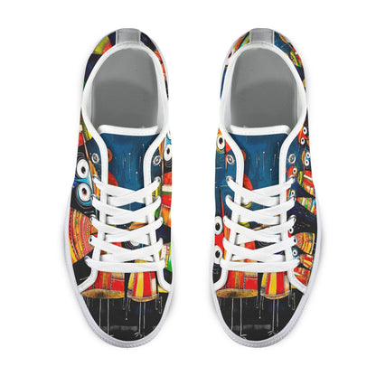 Whimsical Bird Low Top Women's Shoes
