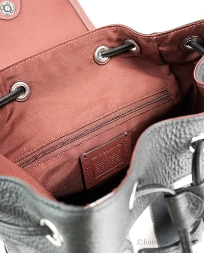 Coach Dempsey Black Smoke Signature Jacquard Canvas Patch Backpack