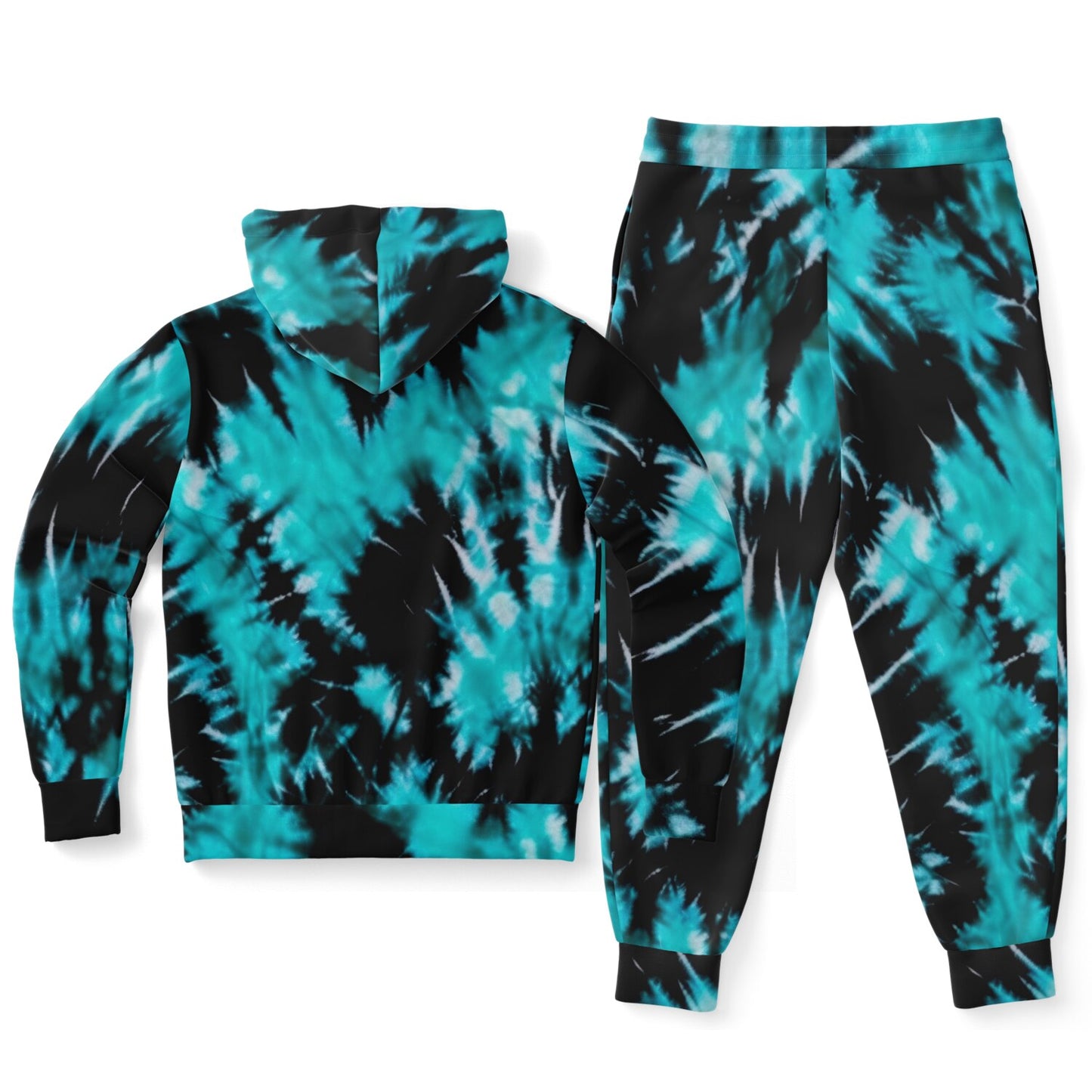 Tie Dyed Fashion Fit Sweatsuit | Hoodie Crew and Jogger Sweatpants Hoodie & Jogger | #tie-dye #tie #dye #bleach #fabric #hippie #abstract #watercolor #inks #swirls #seamless
