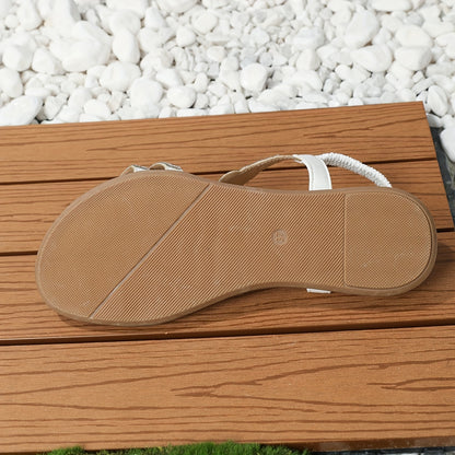 Women's Rhinestone Bohemian Wedge Sandals with Dress Shoe - Wide Width Summer Slippers, Thick Platform Heel &  Upper/Cushioning - Sparkling Party Shoes for Weddings, Beach, Prom (Hand Washable)