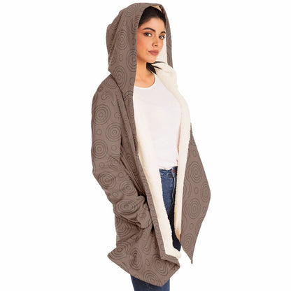 Warm Cloak Hoodie Brown