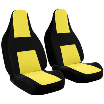 Bright Yellow & Black Car Seat Covers – Bold, Vibrant & Stylish  High Quality Custom Design copy