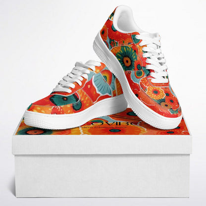 Low Top Shoes - Poppyseed Flowers