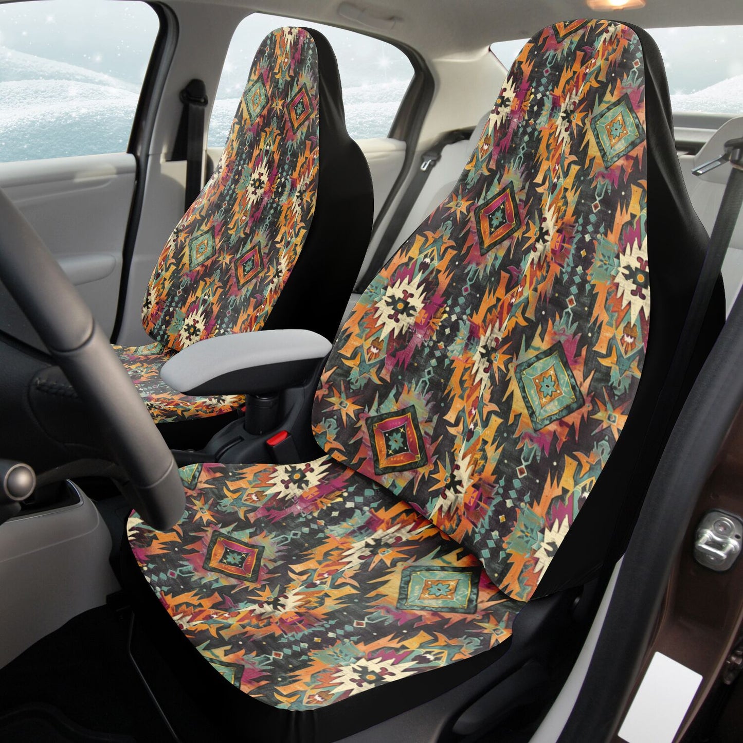 Southwest Native American Style Car Seat Covers – Super Soft Warm & Stylish, High Quality, Custom Design