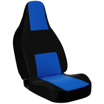 Classy Black & Blue Car Seat Covers – Stylish Protection for Your Ride  High Quality Custom Design