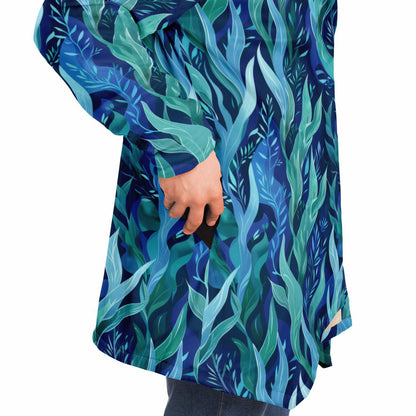 Boho Men Style Cloak Boho Mom Style Blue & Green