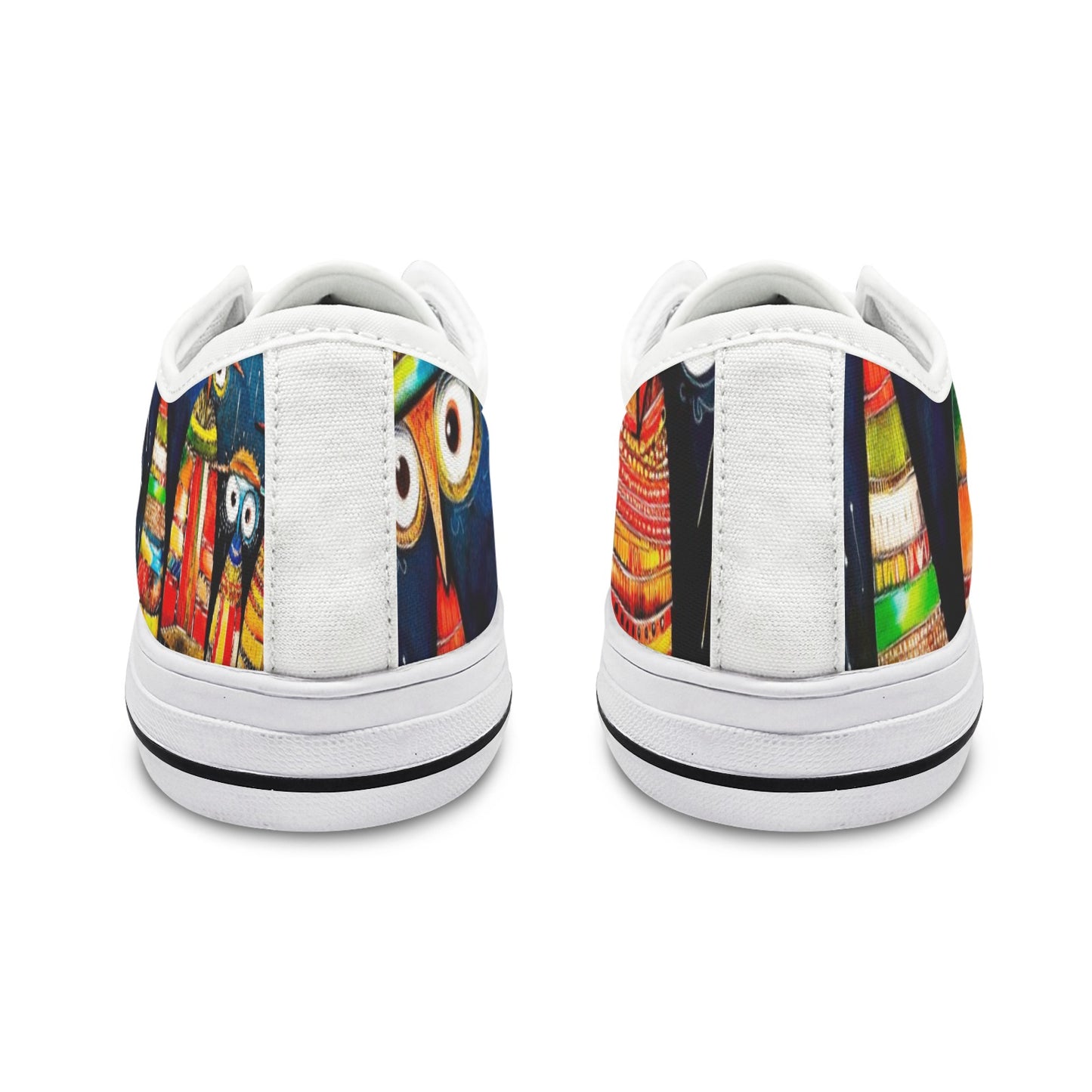 Whimsical Bird Low Top Women's Shoes