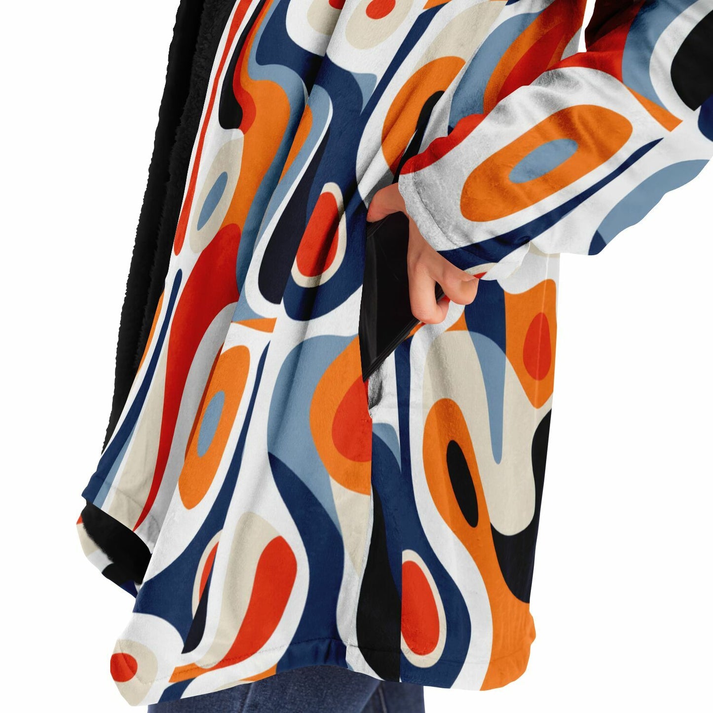 Colorful Abstract Cloak – Cozy Style with Bold Design | High Quality Custom Design