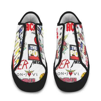 Yolo Vibe Shoes 80's 90's band classics Hand Detailed Men's ANY size