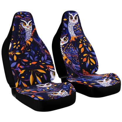 Whimsical Owl & Forest Car Seat Covers