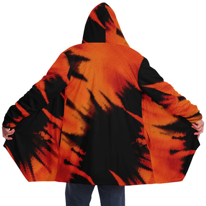 Warm and Trendy Cloak – Tie-Dye Swirl Wizardry 🌈 Hippie Chic Meets Couch-Level Comfort