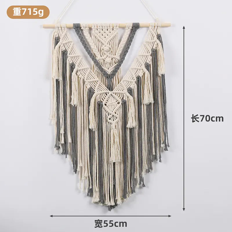 Bohemian Cotton Rope Tapestry Wall Decor