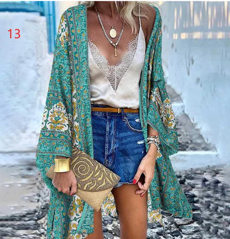 Boho Style Kimono Cardigan for Women