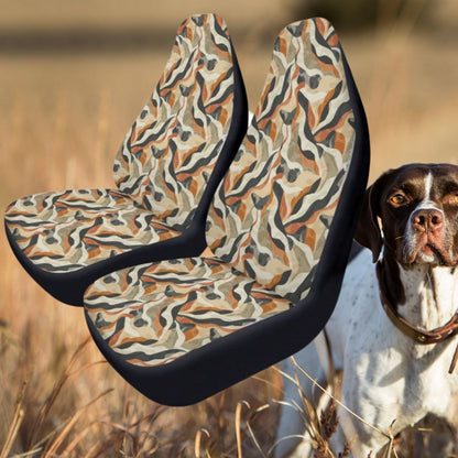 Earth Tone Camo Car Seat Covers - 2Pcs