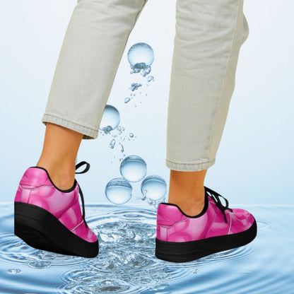 Pink Love at First Sight Shoes | Stylish Core Low Sneakers for Bold Streetwear & Everyday Confidence