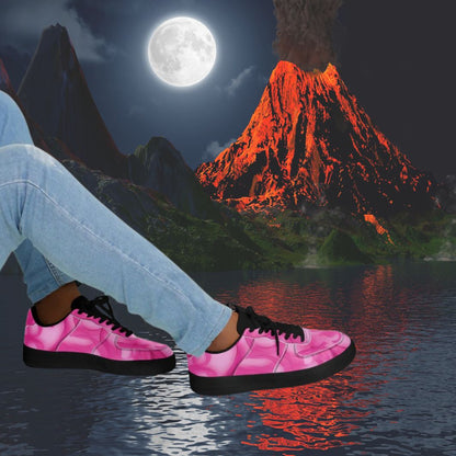 Pink Love at First Sight Shoes | Stylish Core Low Sneakers for Bold Streetwear & Everyday Confidence