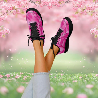 Pink Love at First Sight Shoes | Stylish Core Low Sneakers for Bold Streetwear & Everyday Confidence
