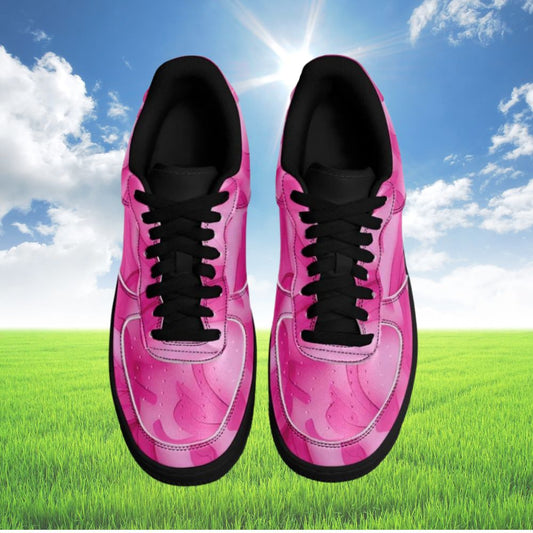 Pink Love at First Sight Shoes | Stylish Core Low Sneakers for Bold Streetwear & Everyday Confidence