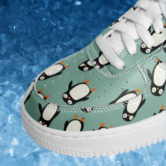 Core Low Shoes | Cute Penguin Pattern with Playful Wildlife Design