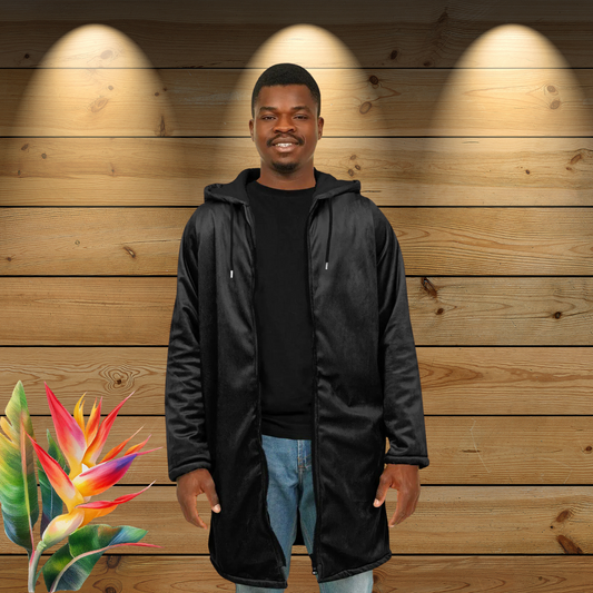 Dark Grey long hoodie with zipper, Warm hooded sweatshirt Men & Women, Oversized jacket, Plus sized available copy