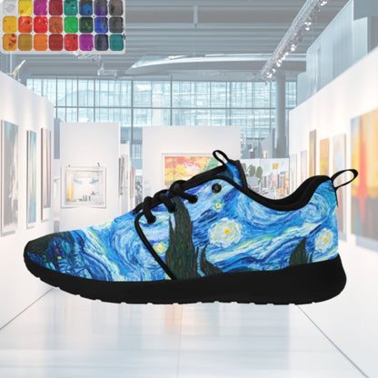 Van Gogh Starry Night Old School Sneakers - Women's Shoes Women's Sneakers