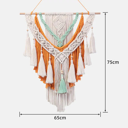 Bohemian Cotton Rope Tapestry Wall Decor