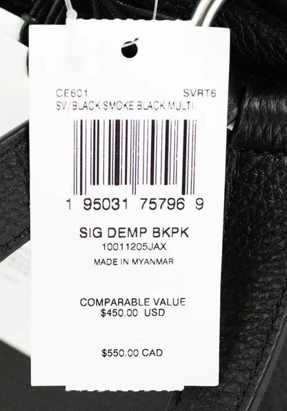 Coach Dempsey Black Smoke Signature Jacquard Canvas Patch Backpack