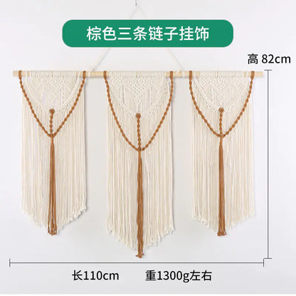 Bohemian Cotton Rope Tapestry Wall Decor