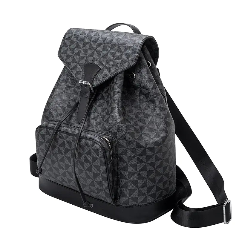 Anti-Theft Large Leather Backpack for Women