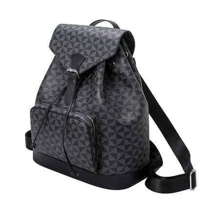 Anti-Theft Large Leather Backpack for Women