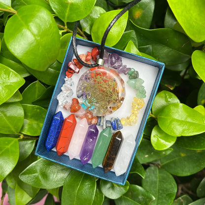 9pcs Pointed Quartz Crystal, Chakra Healing Stones And Crystals Set, Hexagon Rose Quartz Gems For Meditation Bedroom Decor