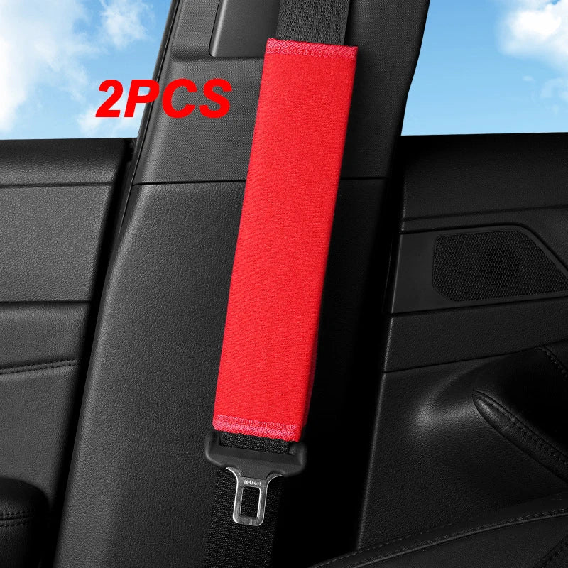 1/2PCS Car Seat Belt Cover Seatbelt Safety Shoulder Protector Wear-resistant Non-slip for Car Interior Decoration