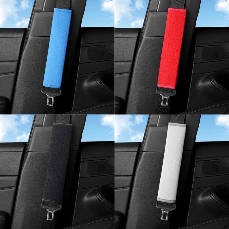 1/2PCS Car Seat Belt Cover Seatbelt Safety Shoulder Protector Wear-resistant Non-slip for Car Interior Decoration