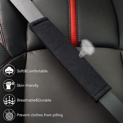 1/2PCS Car Seat Belt Cover Seatbelt Safety Shoulder Protector Wear-resistant Non-slip for Car Interior Decoration